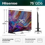 Hisense Pantalla 75" HI-QLED 4K Fire TV 702951 Hisense Pantalla 75" HI-QLED 4K Fire TV 702951
