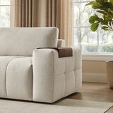 Aiden & Ivy, Paige, Seccional Modular de 6 Piezas con Otomano