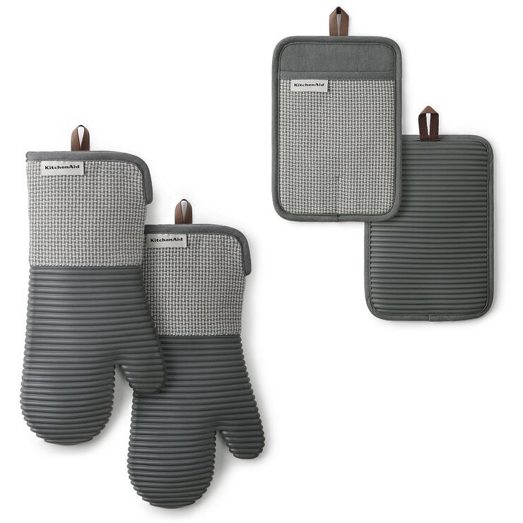 KitchenAid, Juego de 4 Piezas para Cocina de Silicona, Varios Colores KitchenAid, Juego de 4 Piezas para Cocina de Silicona, Varios Colores