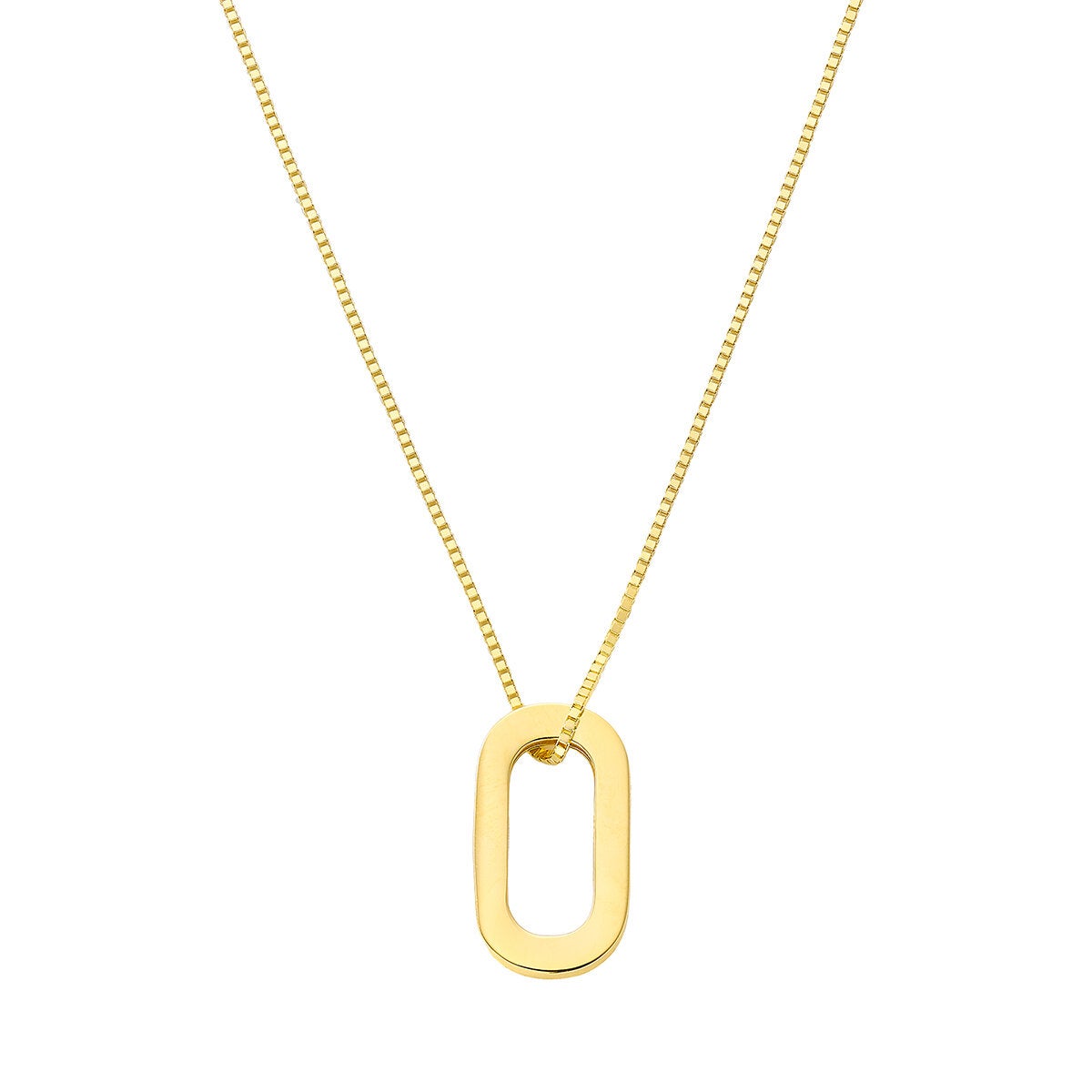 Dije Ovalado, Oro Amarillo de 14K Dije Ovalado, Oro Amarillo de 14K