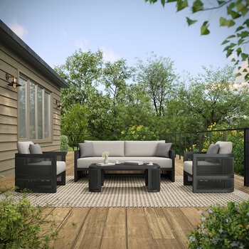 Living Style, Saddleton juego de asientos de 4 piezas