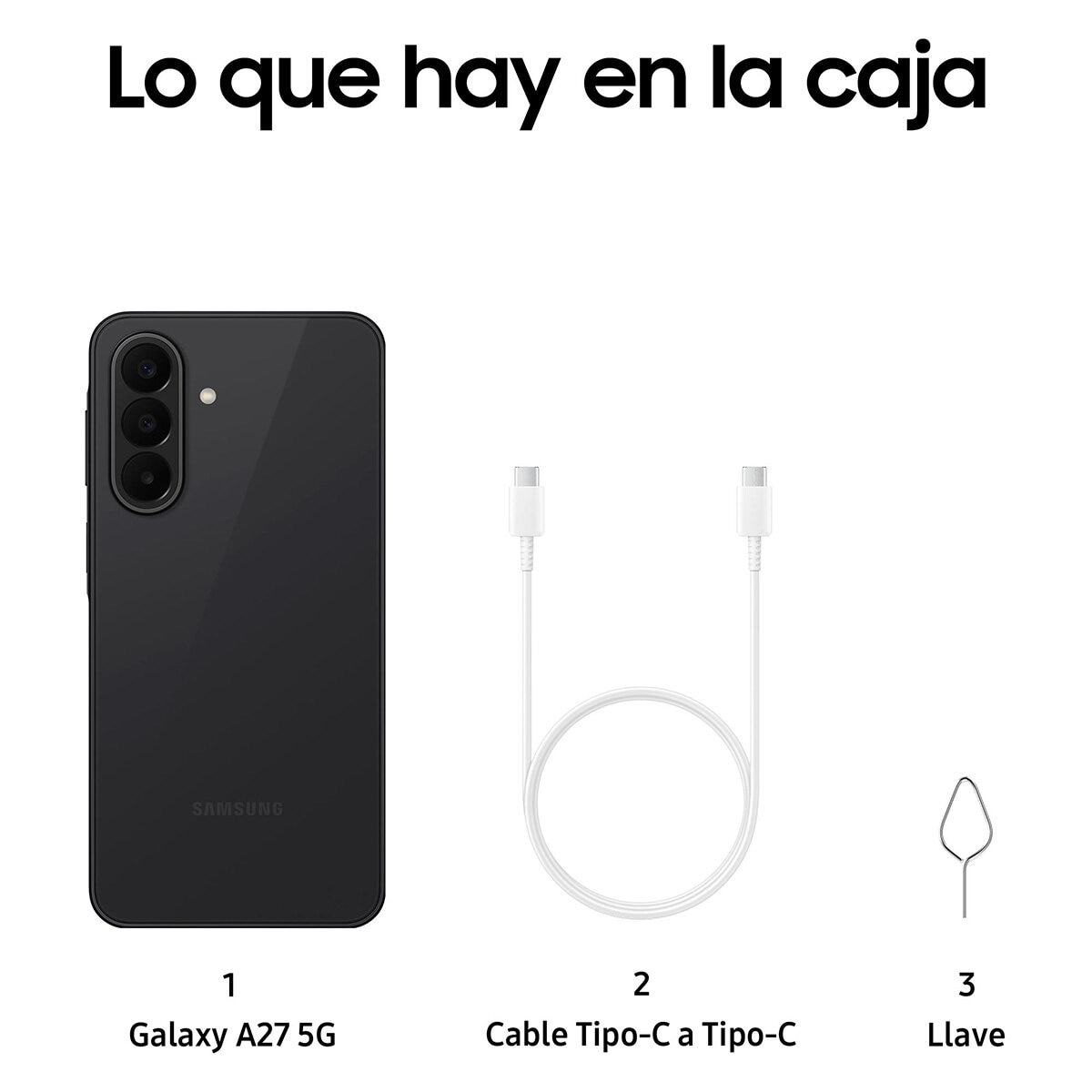 Samsung Galaxy A27 128GB Negro Samsung Galaxy A27 128GB Negro