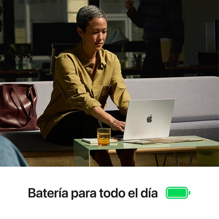 Apple MacBook Pro 14" Chip M4 Pro 512GB Negro Espacial CPU de 12 núcleos GPU de 16 núcleos Memoria unificada de 24GB