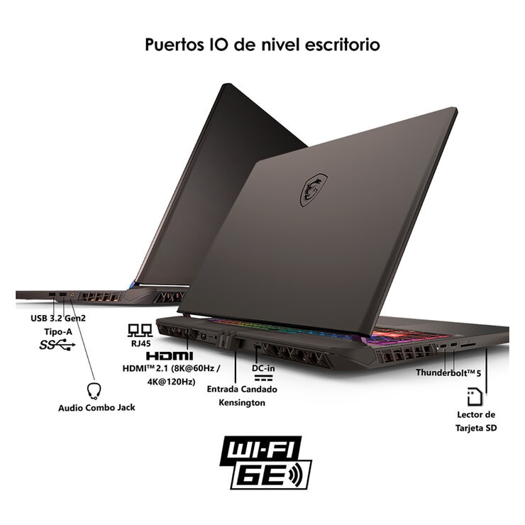 MSI Vector 16 HX AI A2XWIG 16" QHD+ Intel Core Ultra 9 16GB 1TB SSD