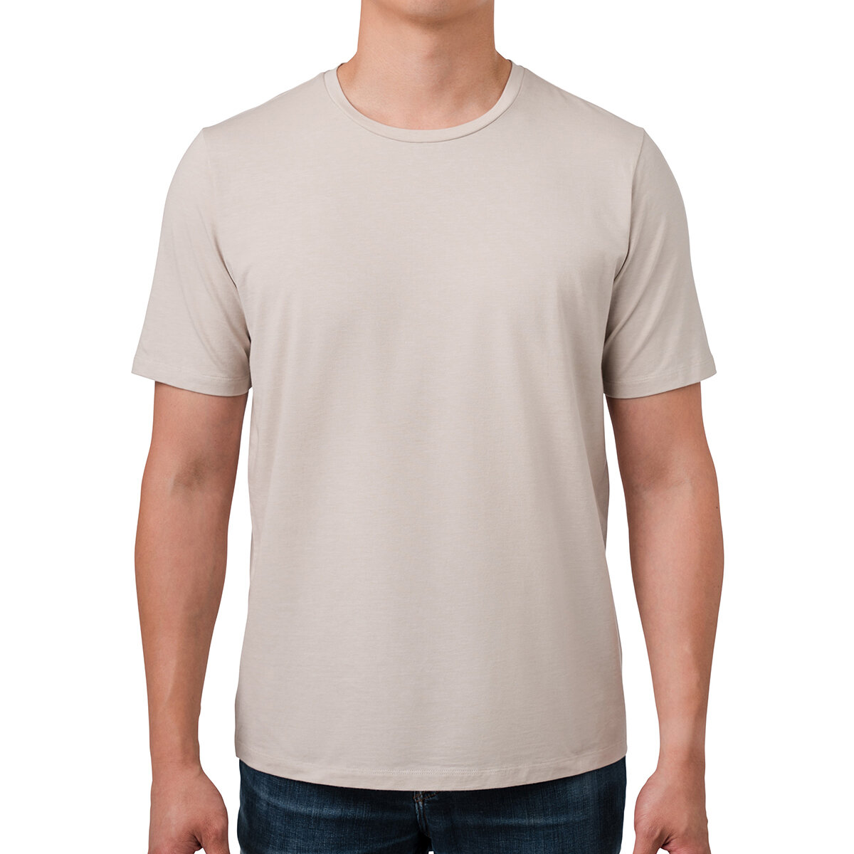 Rough Dress Playera para Caballero Café cuello en V Chica
