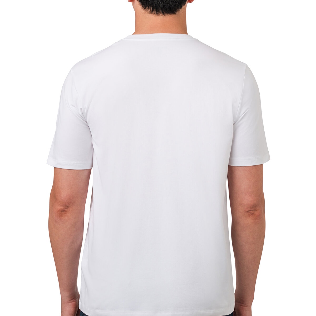 Rough Dress Playera para Caballero Blanco cuello redondo Mediana