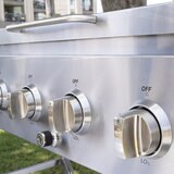 NXR, Parrilla de Acero de 8 Quemadores Plegable