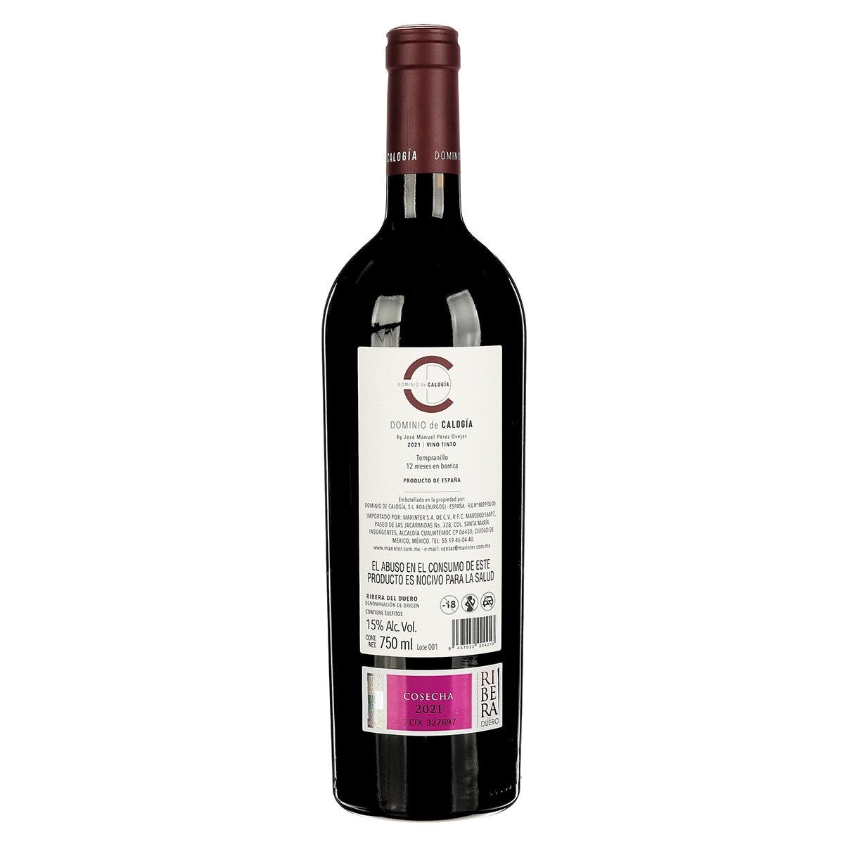 Vino Tinto Dominio de Calogía 750ml