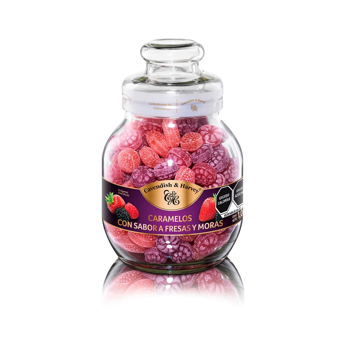 Cavendish & Harvey Caramelos con Sabor a Fresas y Moras 1 kg