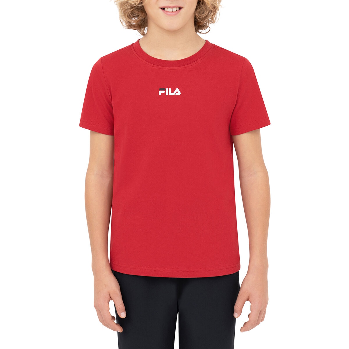 Fila Playera para Niños 3 piezas Negro / Rojo / Blanco 7 / 8 Años