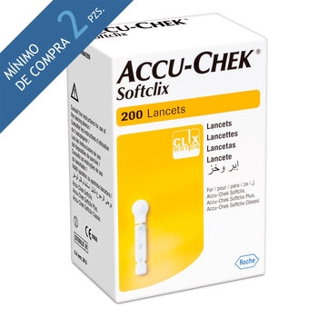 Accu-Chek Softclix Lancetas para Puncionador 200 Piezas