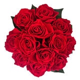 Alive,Bouquet 12 Rosas Rojas, Caja Negra, Duración 6 Meses.