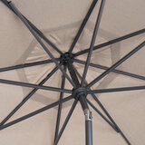 SunVilla, Sombrilla Redonda de 3m, Beige