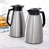 Kamenstein Juego de Termos de Acero Inoxidable con Aislamiento al vacío de 950 mL, 2 piezas Kamenstein Juego de Termos de Acero Inoxidable con Aislamiento al vacío de 950 mL, 2 piezas