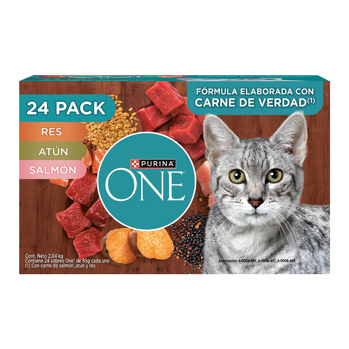 Purina One Alimento Húmedo para Gatos Multisabor 24 pzas Purina One Alimento Húmedo para Gatos Multisabor 24 pzas