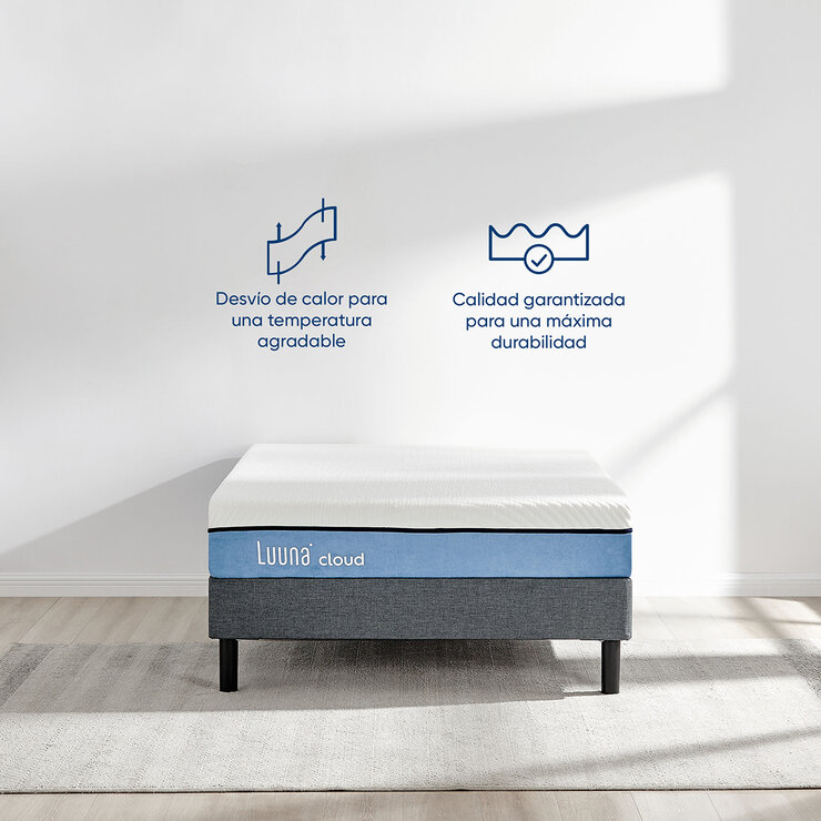 Luuna Cloud, Colchón Queen, Memory Foam