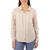 Jachs Girlfriend Blusa para Dama Café Extra Chica