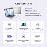 ASUS Vivobook 16 Laptop 16" Snapdragon X 16GB 512 GB SSD