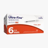 Jeringas de Insulina 0.5ml 100 Piezas Autocontenida