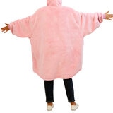 The Wayy Big Hoodie Sudadera Unisex Rosa Unitalla