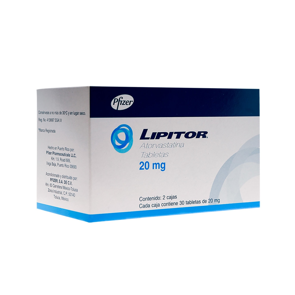 Lipitor 20mg 60 Tabletas