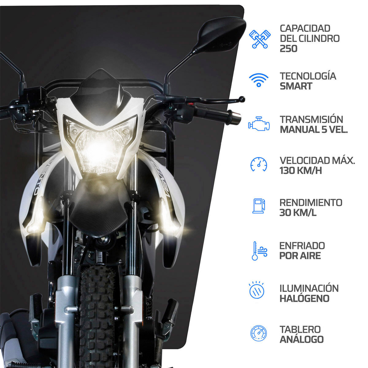Vento Motocicleta Workman 250cc Blanca Costco Mexico