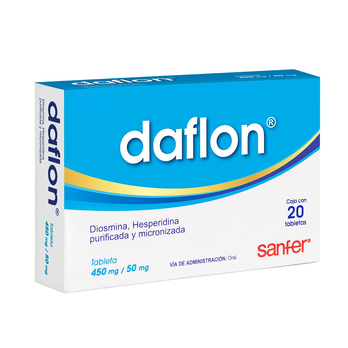 Daflon 500mg con 20 Tabletas