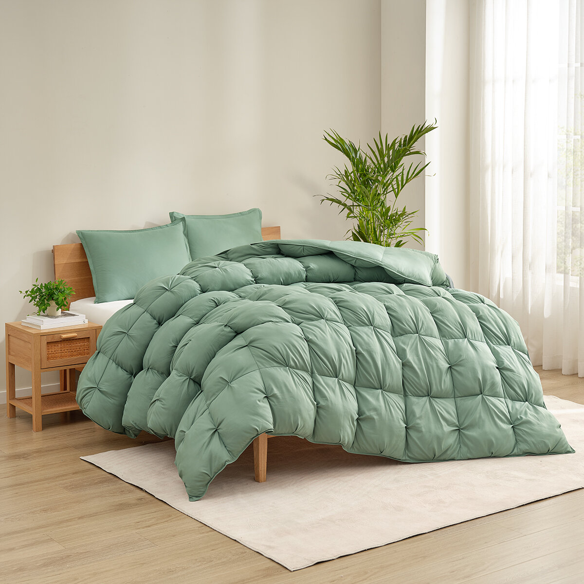 Casual Living, Edredón King de 3 pzs, Verde