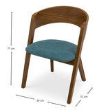 Tamarindo, Sillas de Tela Turquesa