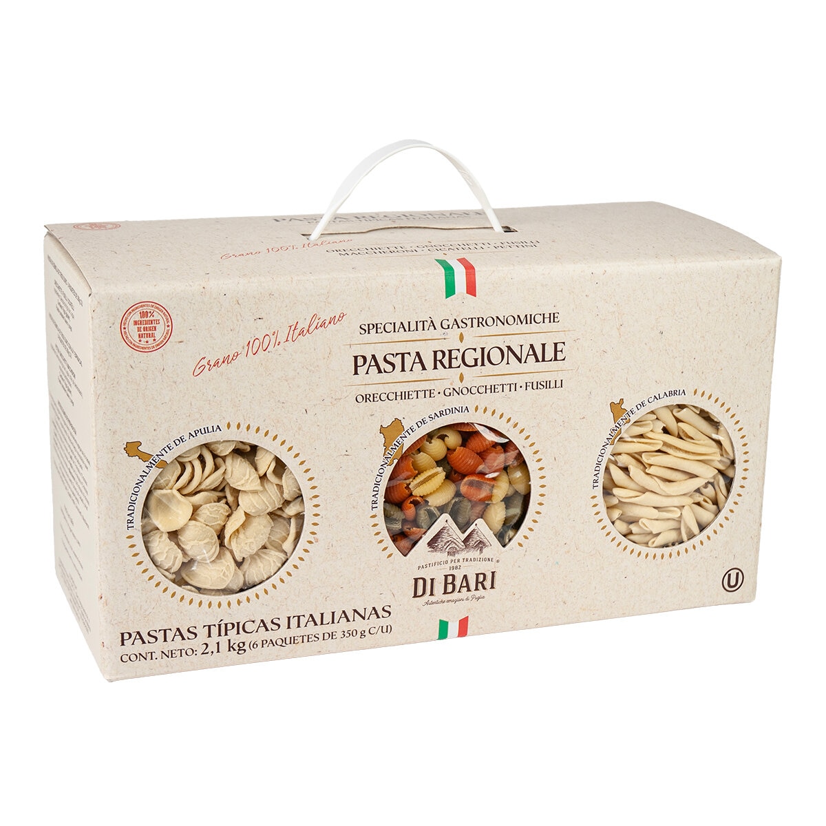 Di Bari Kit de Pastas Surtidas Típicas Italianas 6/350 g