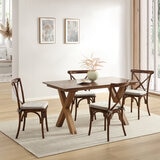 Sutton Place, Juego de 2 Cojínes para Silla, Beige