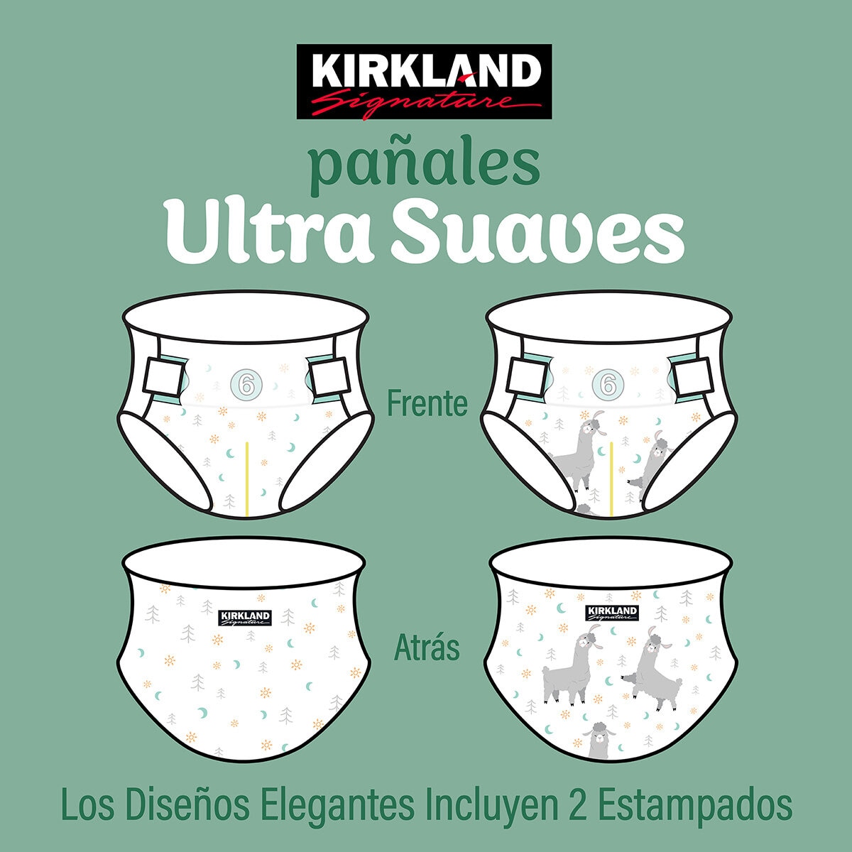 Kirkland Signature Pañales Etapa 6 Unisex 132 pzas Kirkland Signature Pañales Etapa 6 Unisex 132 pzas