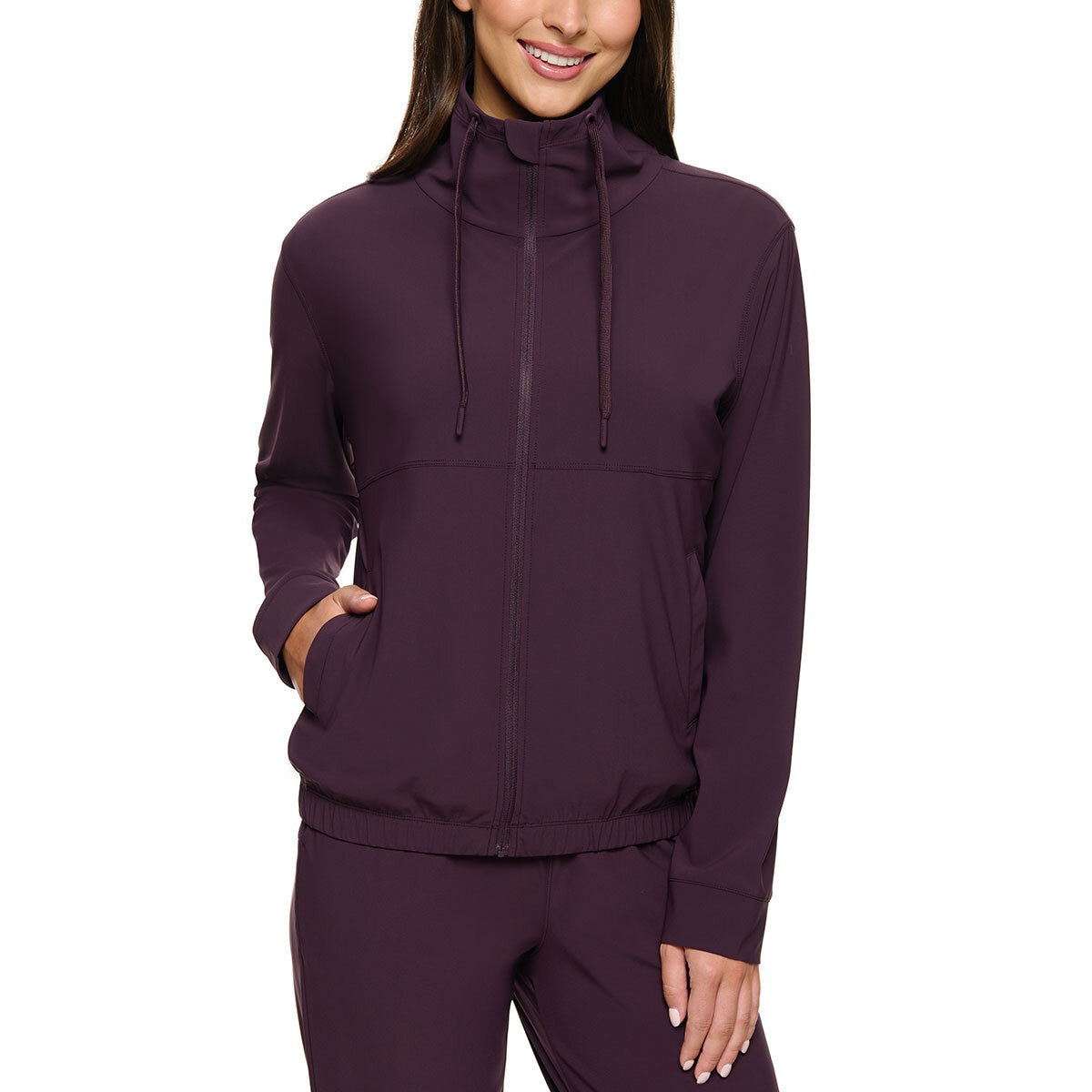 Kirkland Signature Chamarra Deportiva para Dama Morado Extra Chica