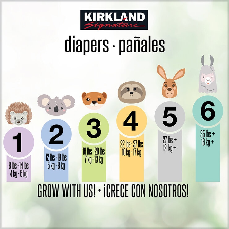 Kirkland Signature Pañales Etapa 2 Unisex 112 pzas
