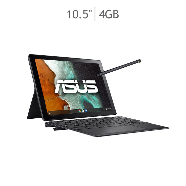 ASUS Chromebook 10.5" Touch FHD, MediaTek 2.0 GHz, 4GB RAM, 128 SSD, Incluye pluma
