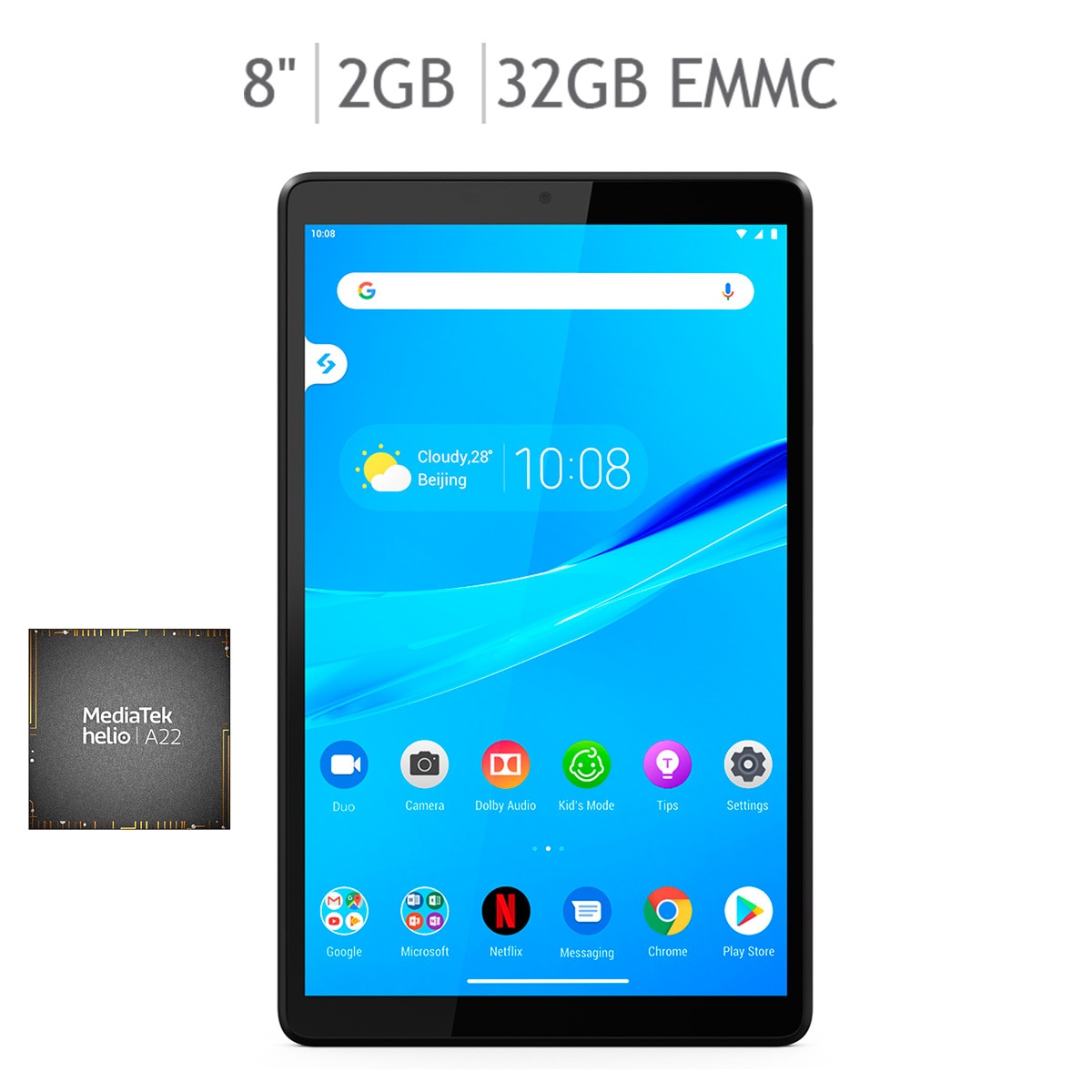 Lenovo Tablet 8" HD MediaTek Helio A22 Costco México