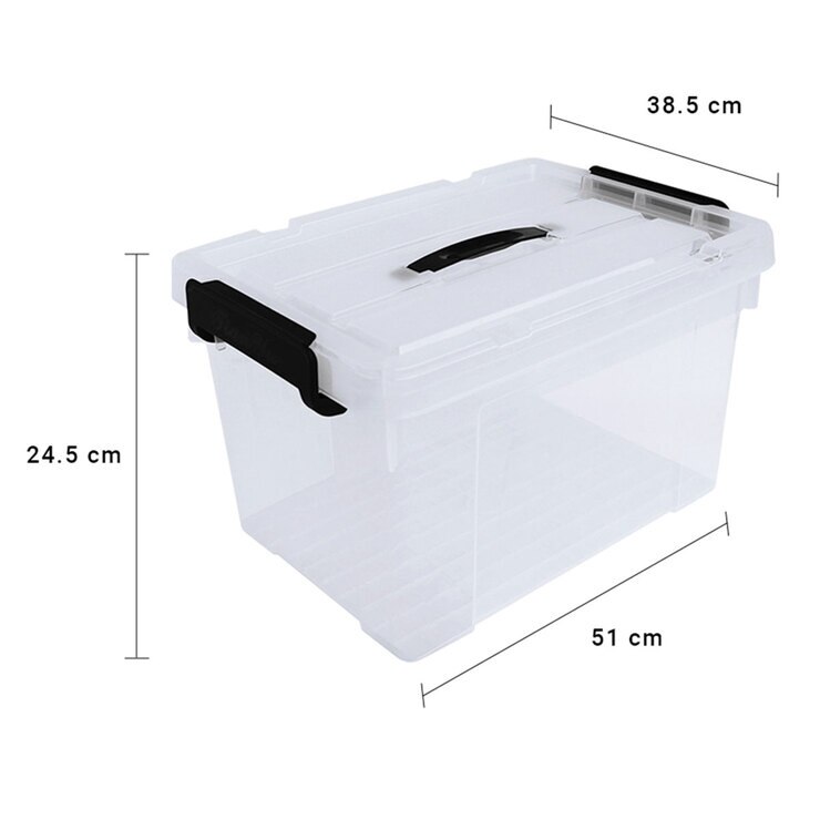 Paquete De 2 Cajas De Almacenamiento Divisorias Transparente | Meses