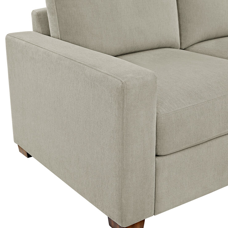 Thomasville, Glenn, Seccional de Tela de 3 Piezas con Chaise con Almacenamiento Thomasville, Glenn, Seccional de Tela de 3 Piezas con Chaise con Almacenamiento