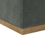 Henredon, Murphy, Sofá Seccional Modular de Tela de 6 piezas con Otomano