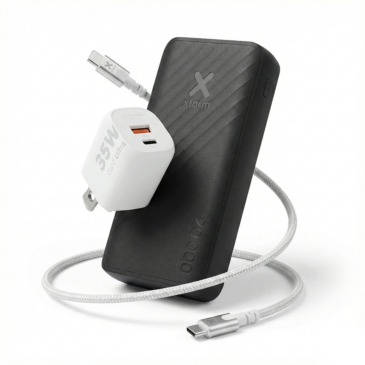 Xtorm Bundle Powerbank 20,000 mAh + Cargador 35W + Cable USB-C