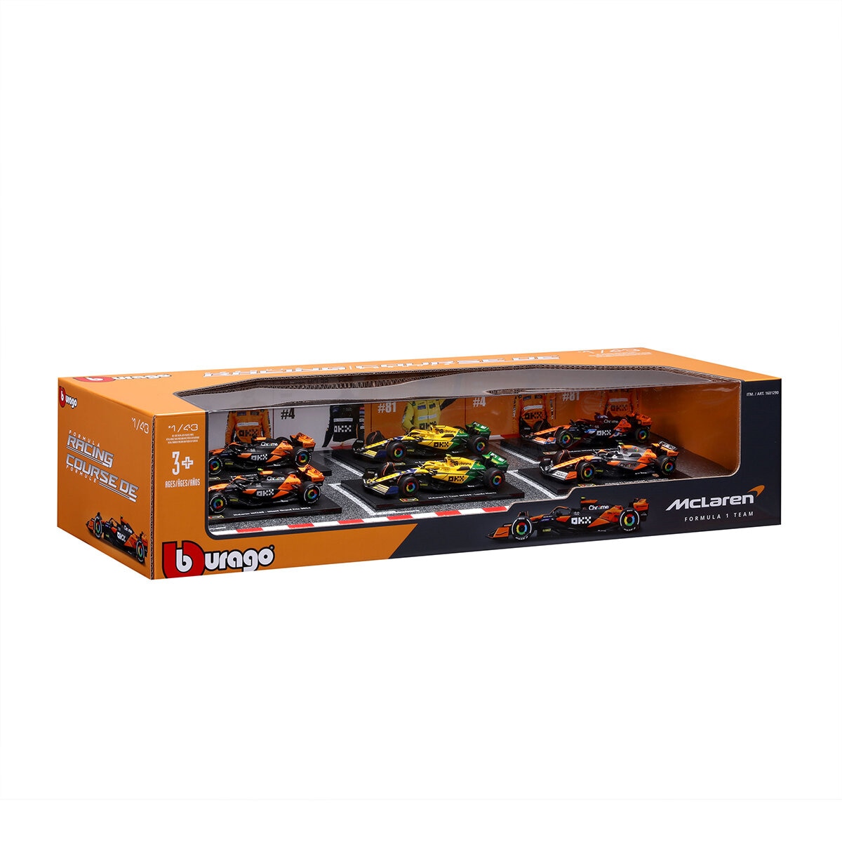 Colección de Autos de Carreras F1 Escala 1:43 Paquete de 6 Pzas. McLaren