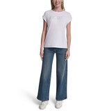 DKNY Playera para Dama Blanco Chica