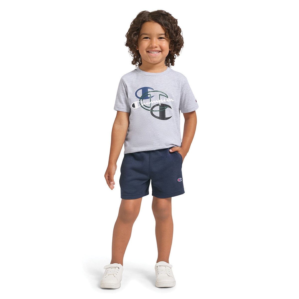 Champion Conjunto de 4 piezas para Niños y Niñas Gris 2 Años Champion Conjunto de 4 piezas para Niños y Niñas Gris 2 Años