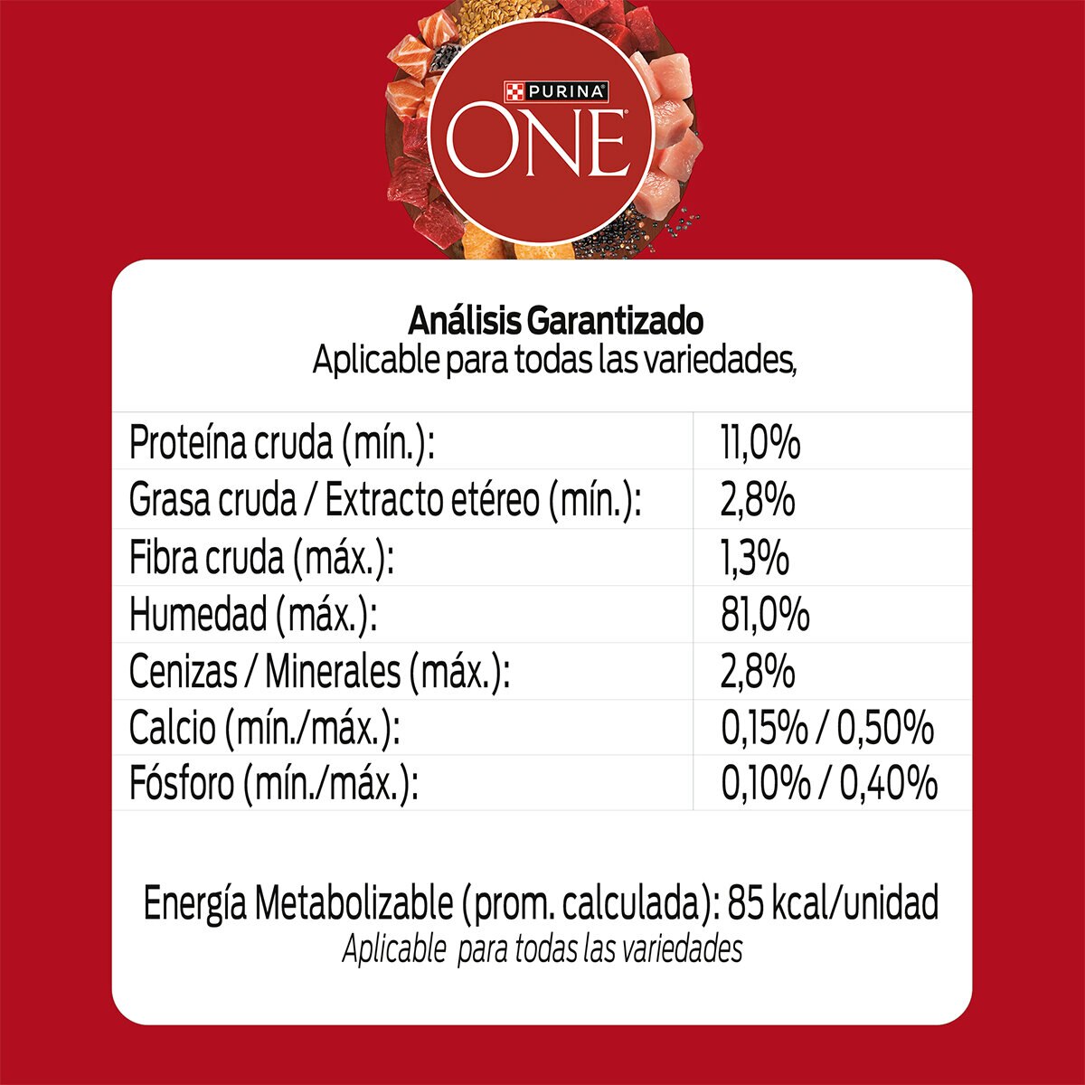 Purina One Alimento Húmedo para Perro 24 pzas