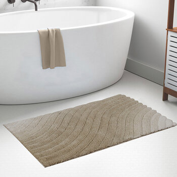 Riviera Home Tapete para Baño con Diseño Prismático