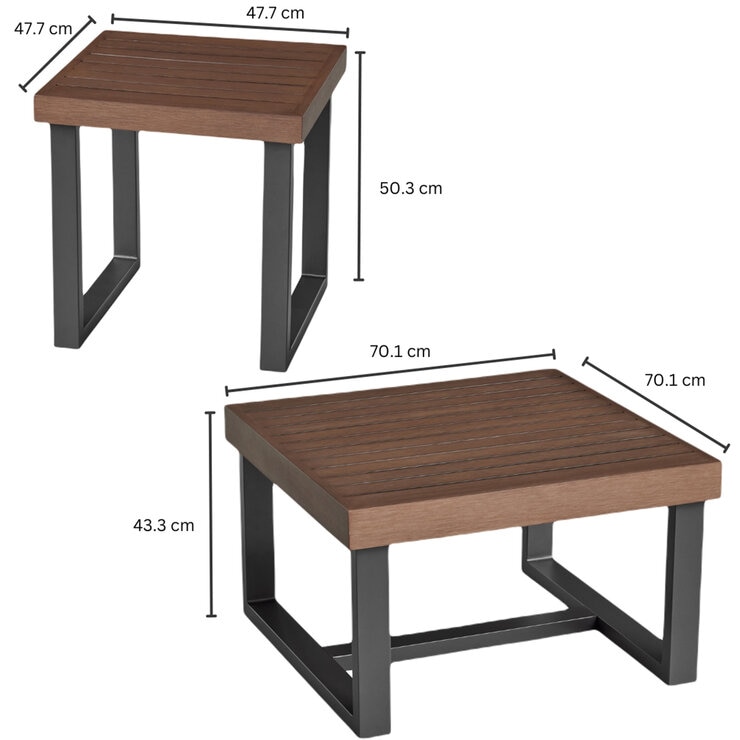 Agio, Trinity Sala Modular para Jardín 4 piezas