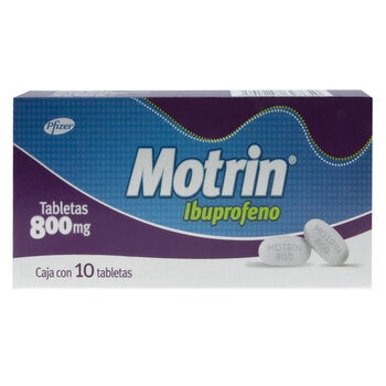 Motrin 800 mg Oral 10 tabletas Motrin 800 mg Oral 10 tabletas