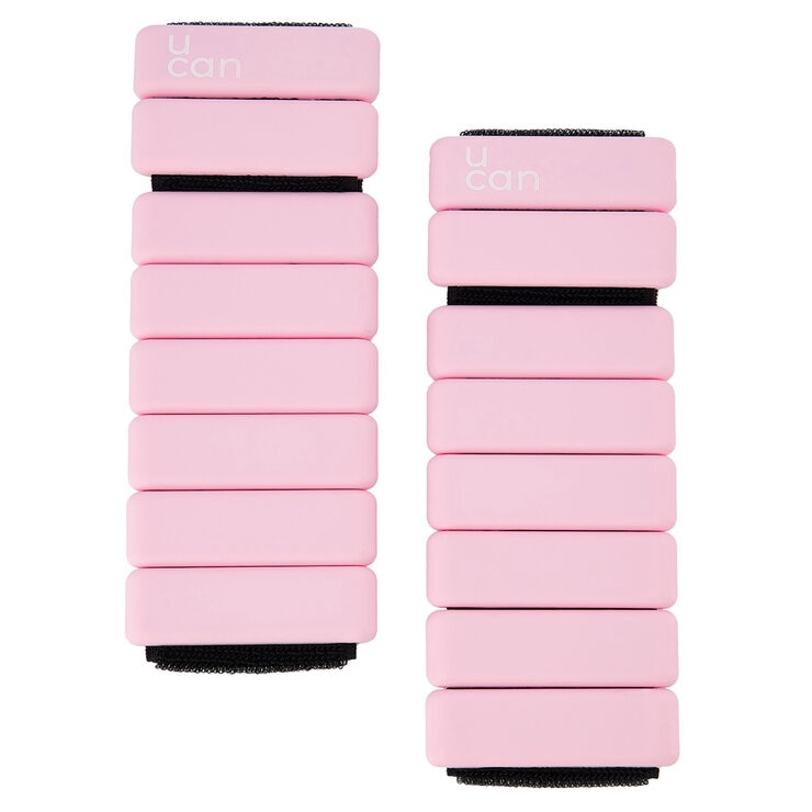 UCan Set de 2 Polainas de 1.5 kg Rosa