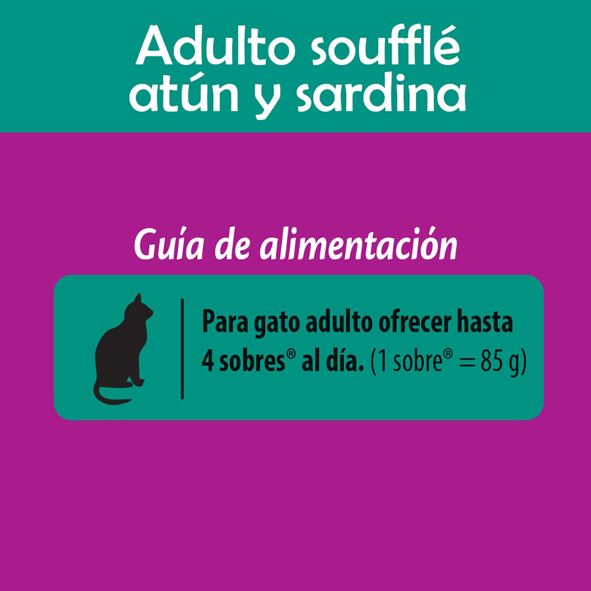 Whiskas Alimento Húmedo para Gato Sabor Atún y Sardina 24 pzas de 85 g