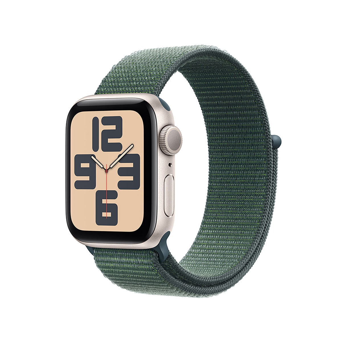 Apple Watch SE 2 (GPS) 40mm Aluminio Blanco Estelar + Correa Deportiva Belcro Verde - Unitalla Apple Watch SE 2 (GPS) 40mm Aluminio Blanco Estelar + Correa Deportiva Belcro Verde - Unitalla